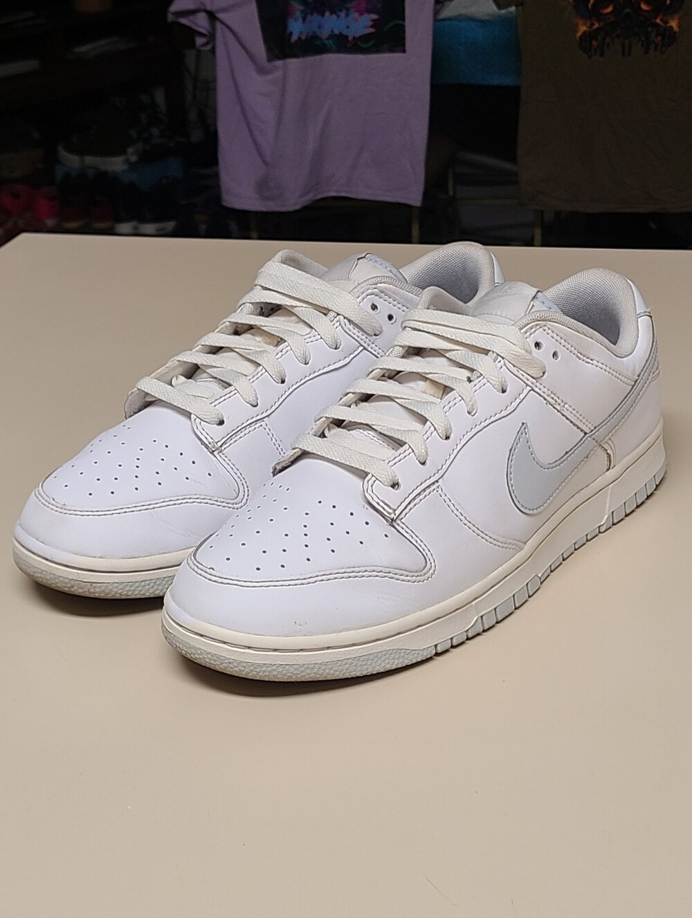 Nike Dunk Low Light Bone casual low top skateboard sneakers size 11